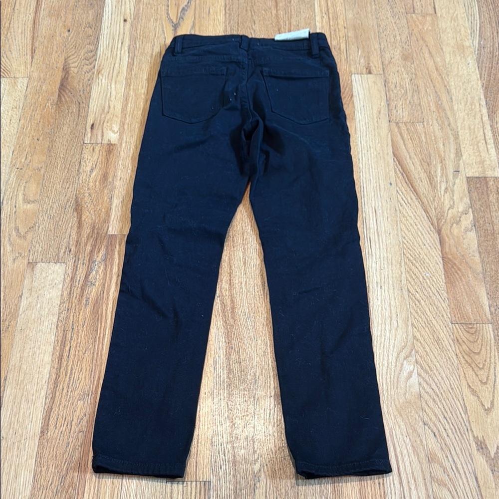 DL1961 Black Denim Skinny Jeans Kids 7 - Picture 5 of 5